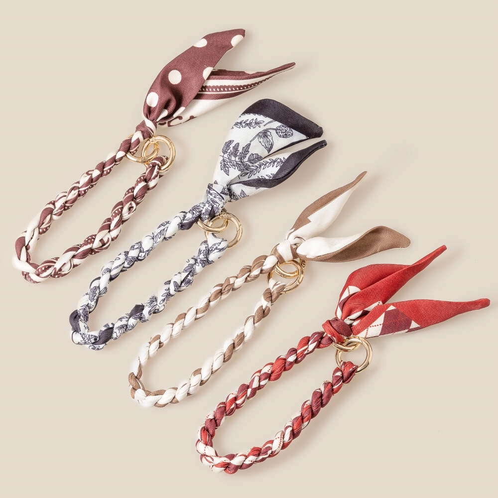 BR Braided Bandana Bag Charm - Accessories