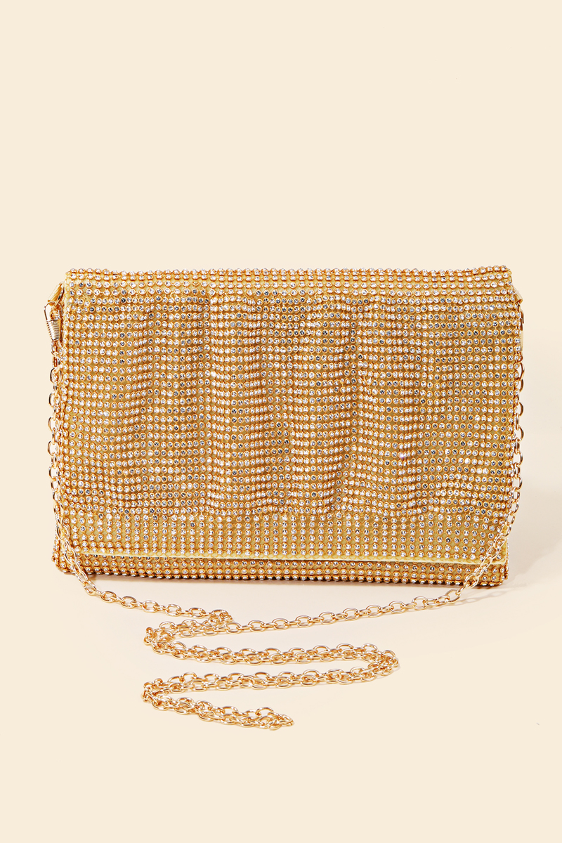 Bag Retangular G Rhinestone Studded Rectangular Bag - Bags
