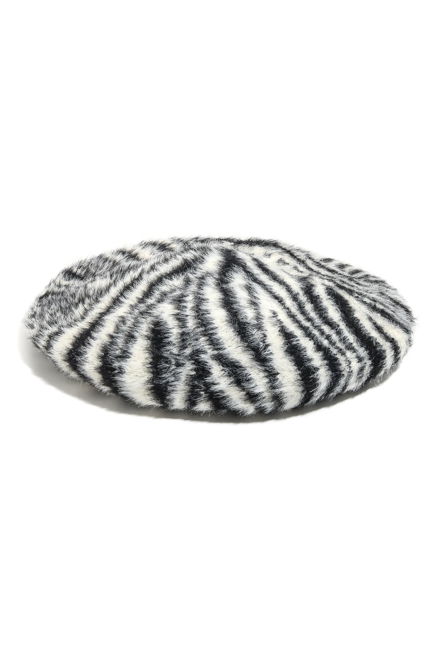 Zebra Print Beret Giraffe Print Beret: Handmade French Fabric Winter Hat - Etsy main image 3