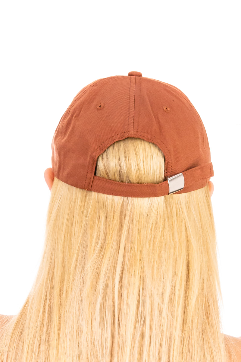 RU Simple Solid Color 6 Panel Hat - Hats