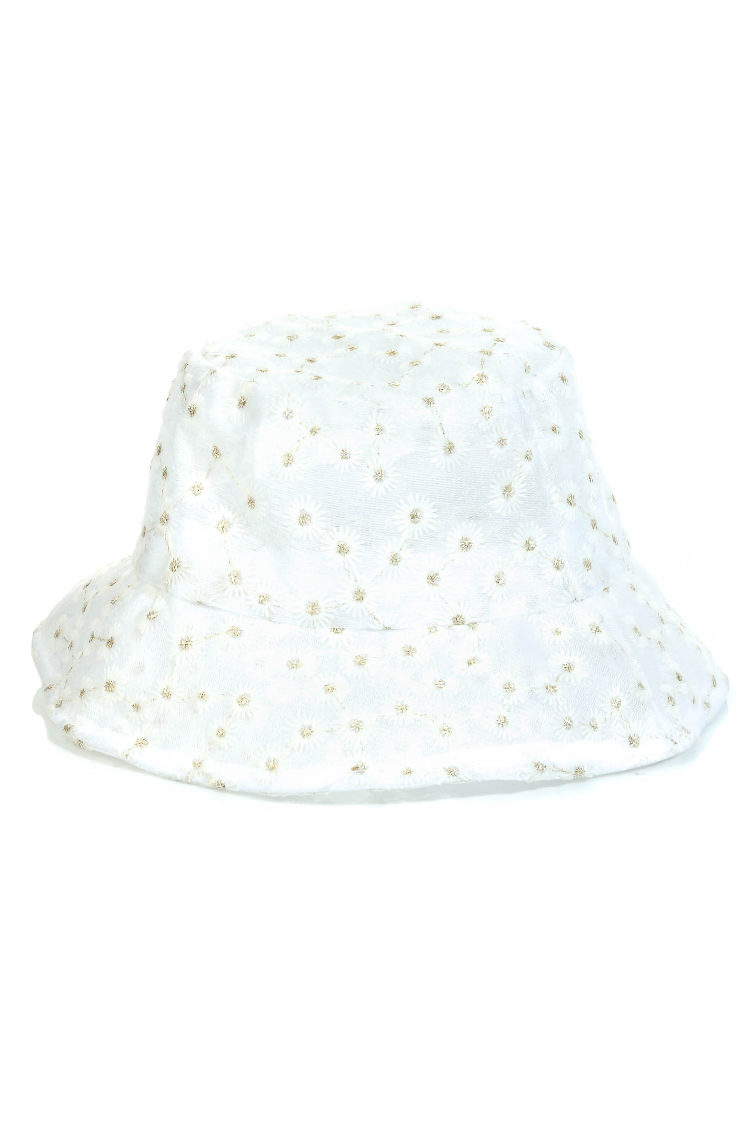 WH Daisy Flower Print Bucket Hat 
