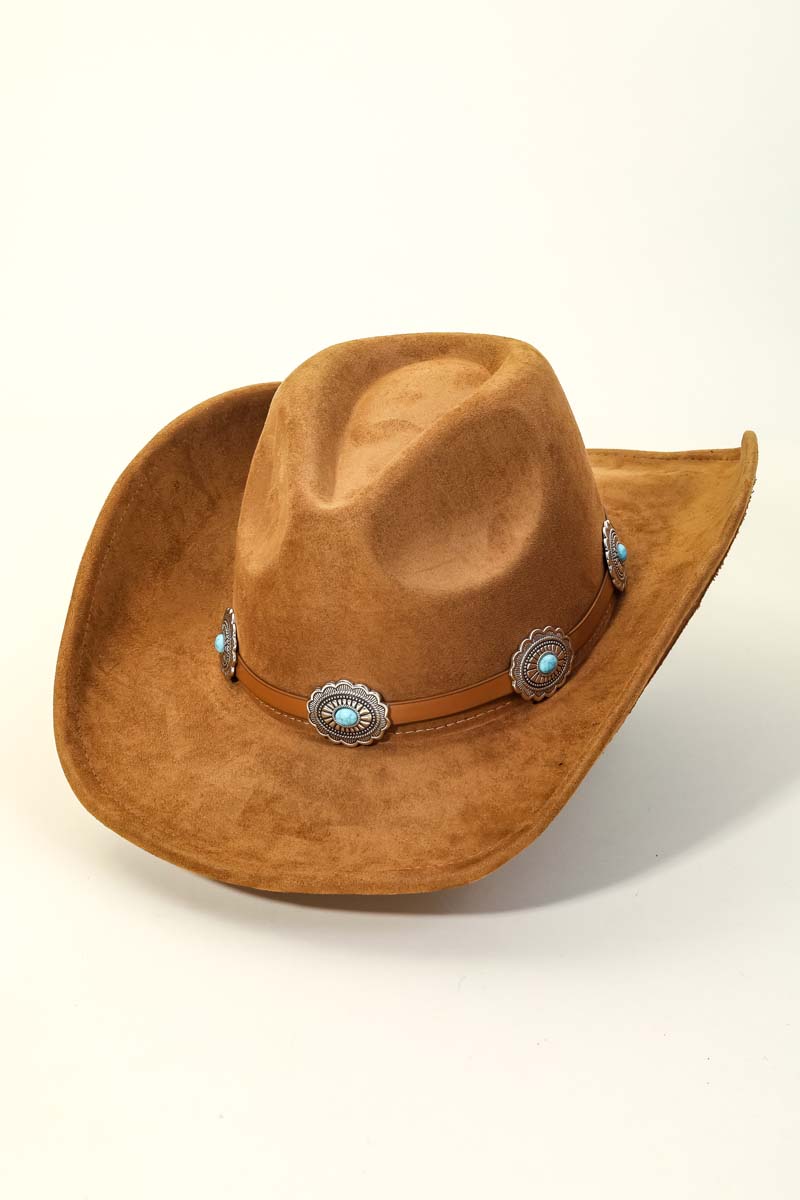Boho Disc Strap Cowboy Hat main image 1