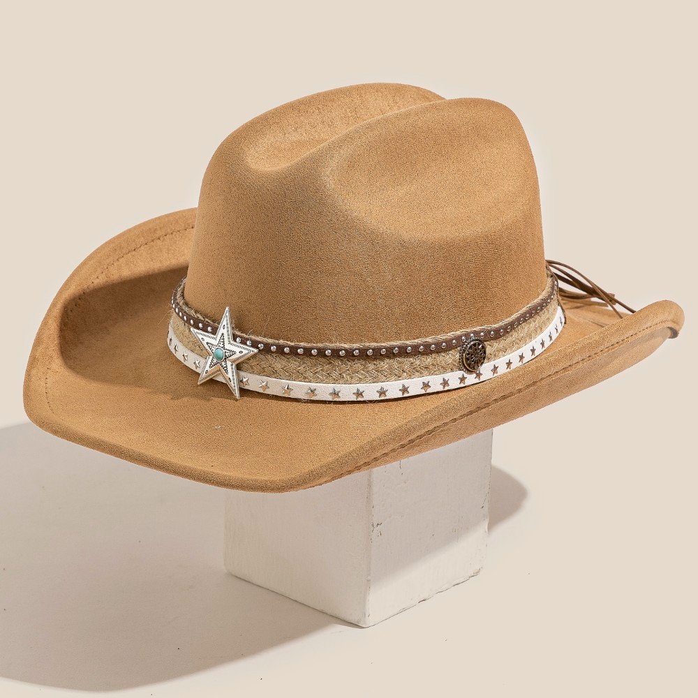 LBR Western Star Layered Strap Cowboy Hat Collections