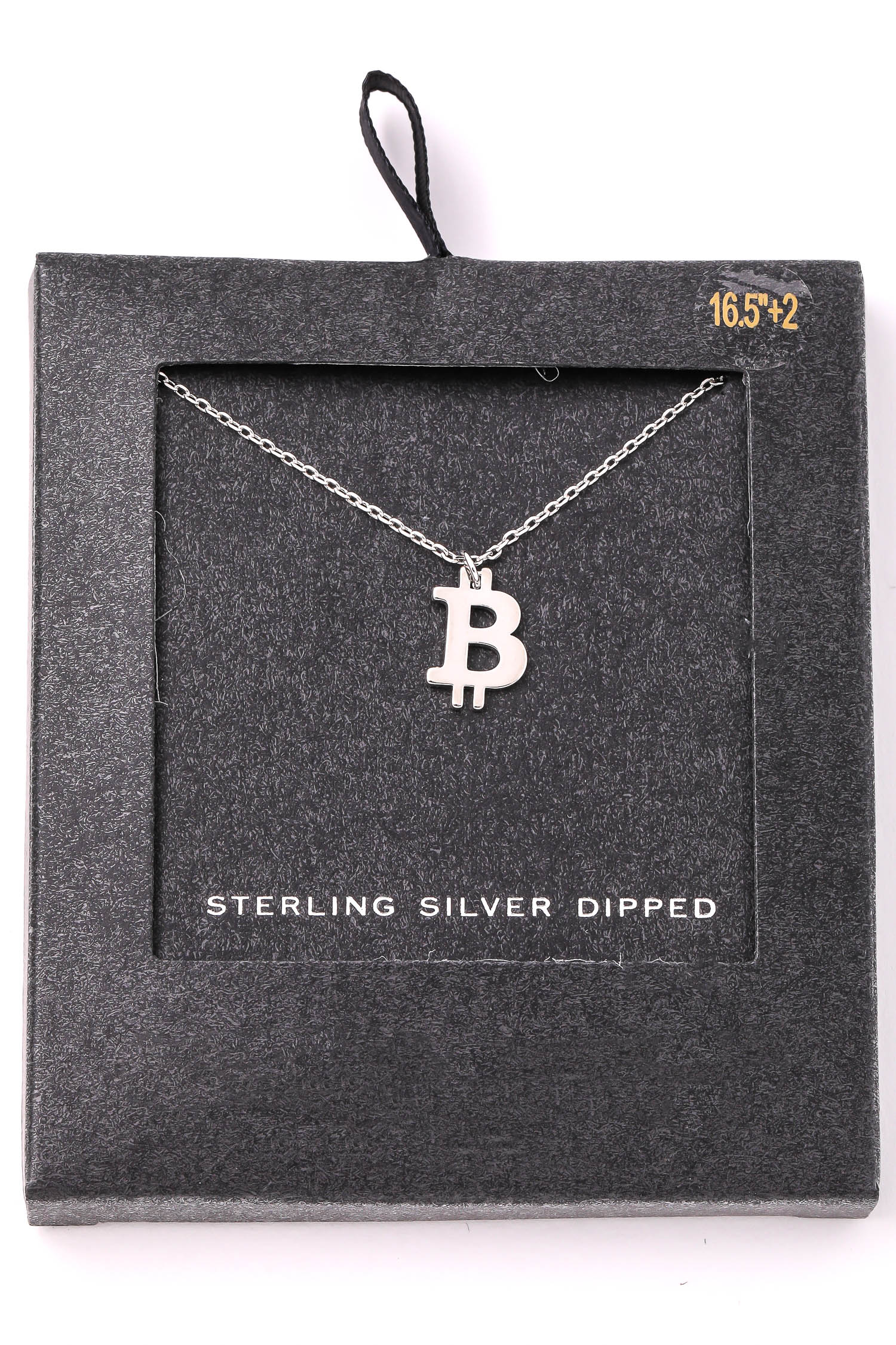 GD Gold Dipped Bitcoin Pendant Necklace - Necklaces