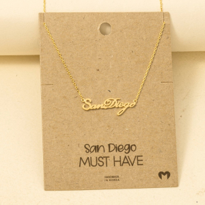 San Diego Pendant Necklace