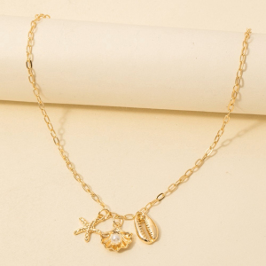 Sea Life Charms Chain Necklace