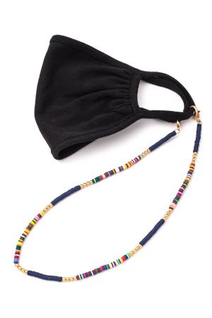 Lobster Clasp Disc Bead Mask Chain