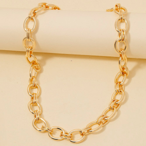 Mixed Oval Chain Link Necklace