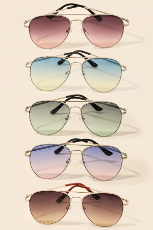 Assorted Metal Frame Aviator Sunglasses
