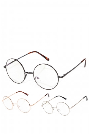 Blue Light Round Fashion Sunglasses