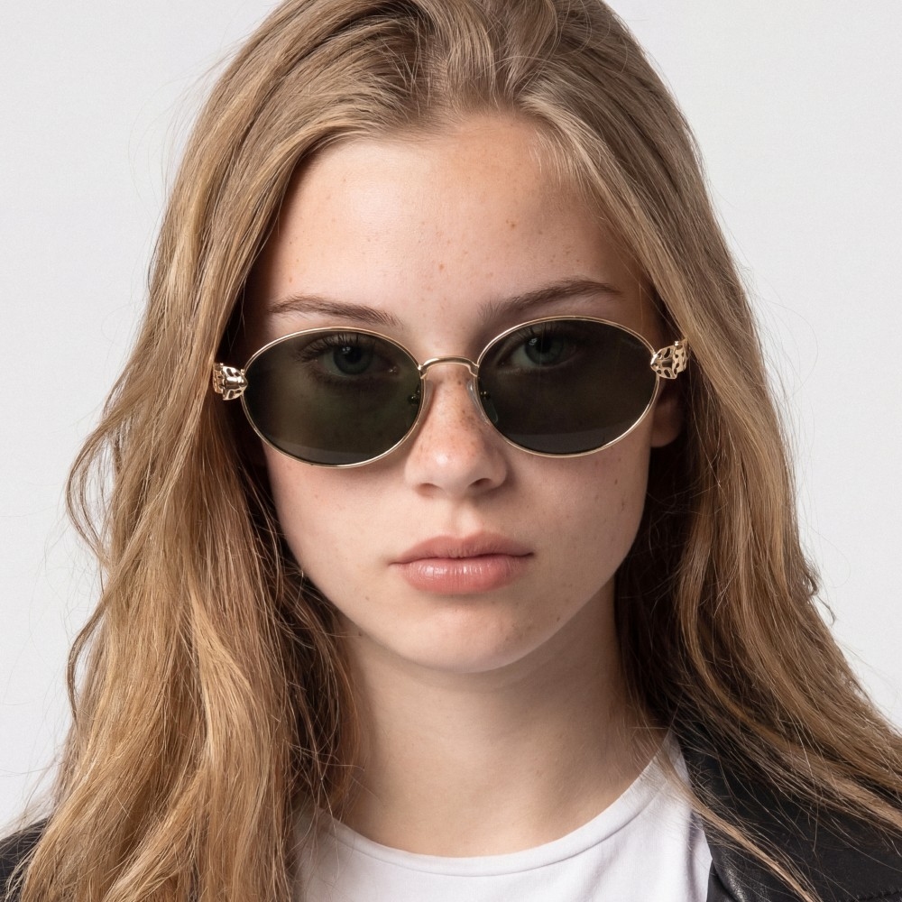 Assorted Thin Metal Frame Round Sunglasses