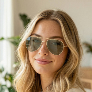 Assorted Metal Frame Aviator Sunglasses Set