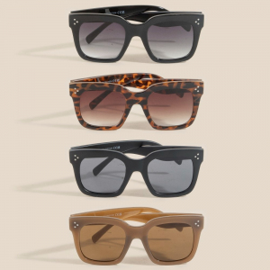 Acetate Frame Sunglasses Set