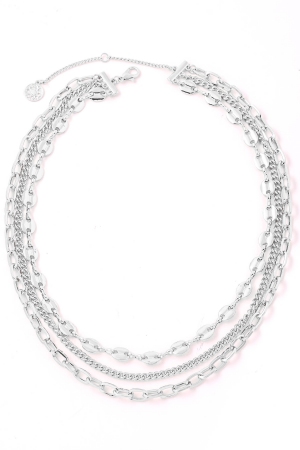 Multi Layered Mix Chain Necklace