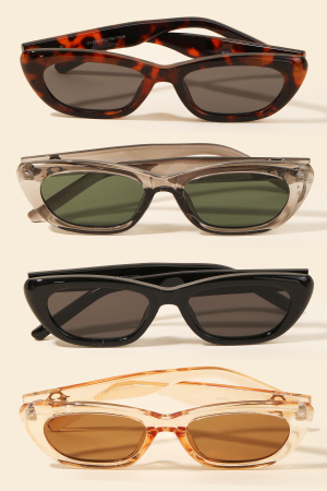 Tortoise Almond Frame Sunglasses Set