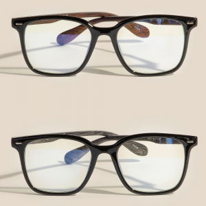 Simple Square Frame Blue Light Glasses Set