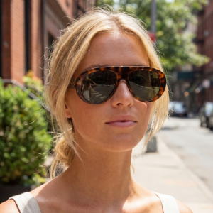 Oversized Shield Aviator Sunglasses Set