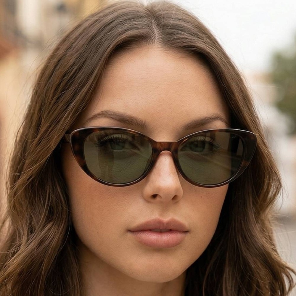 Retro Cat Eye Sunglasses Set