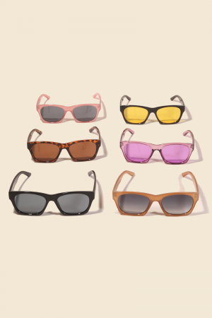 Assorted Twelve Piece Tortoise Sunglasses
