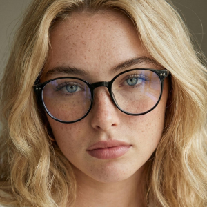 Round Blue Light Filtering Sunglasses Set