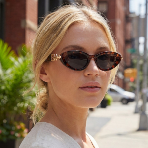 Angular Cat Eye Sunglasses Set