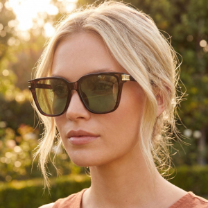 Oversized Square Flat Top Sunglasses Set