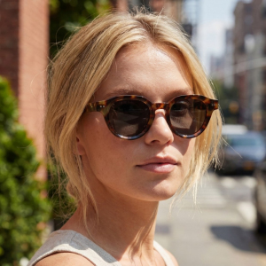 Round Double Bridge Sunglasses Set