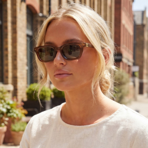 Wide Cat Eye Rectangle Sunglasses Set