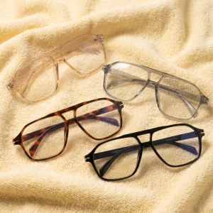 Square Aviator Blue Light Glasses