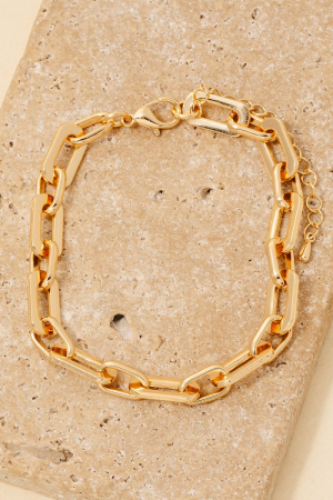 Oval Chain Link Bracelet