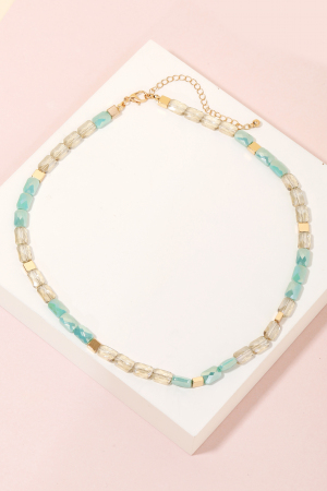 Assorted Faceted Beaded Necklace