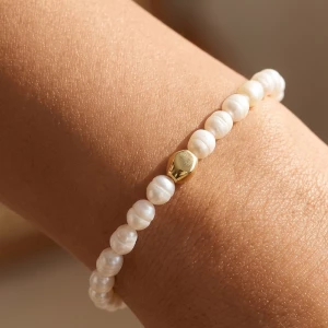 Baroque Freshwater Pearl Nugget Bead Bracelet