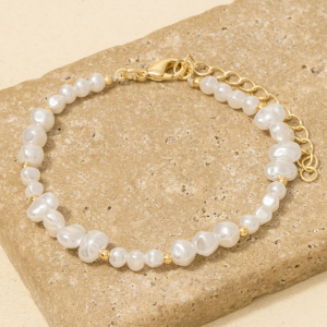 Pearl Beads Adjustable Chain Bracelet