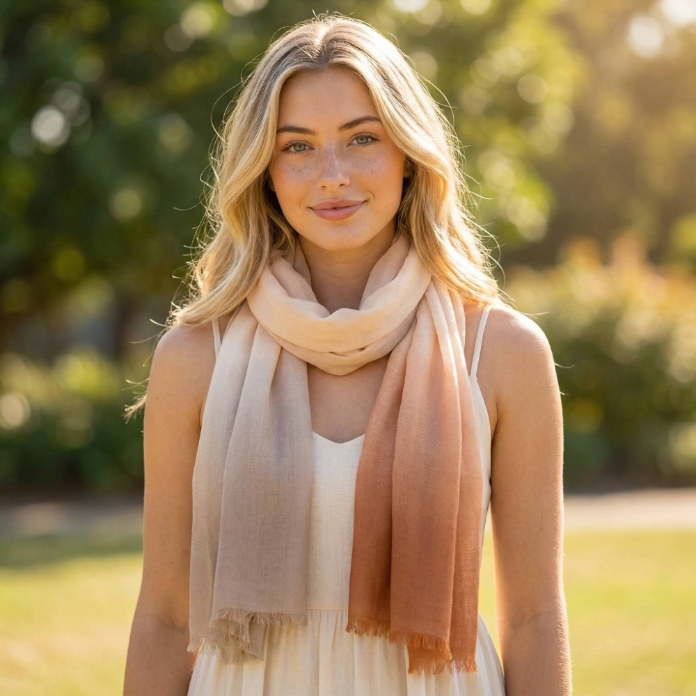 Soft Colorful Oblong Scarf