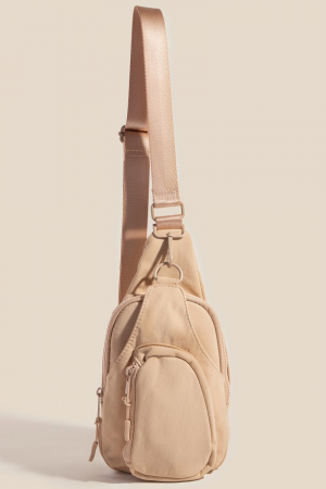Nylon Multi Pocket Sling Bag