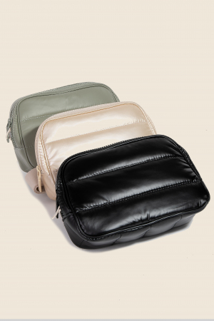 Nylon Multi Pocket Side Fanny Pack