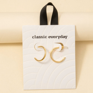 20Mm Dainty Tube Hoop Earrings