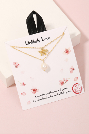 Gold Dipped Unlikely Love Necklace