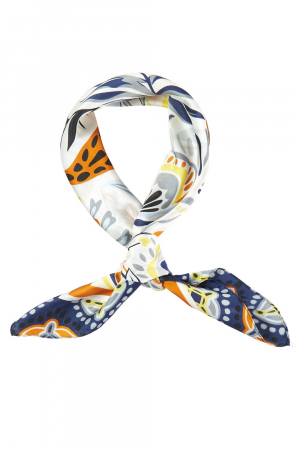 Tropical Leaves Print Bandana