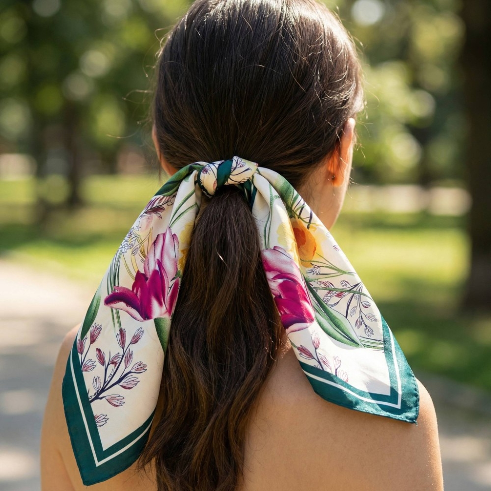Floral Garden Print Bandana