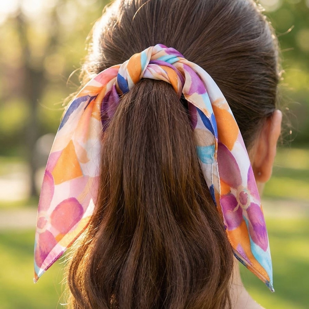 Floral Print Bandana