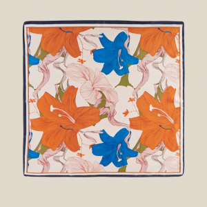 Assorted Lily Flower Print Scarf