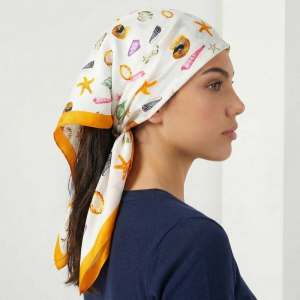 Assorted Sealife Print Bandana Scarf