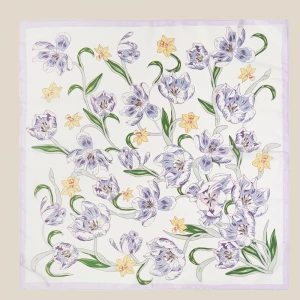 Botanical Flower Garden Bandana Scarf