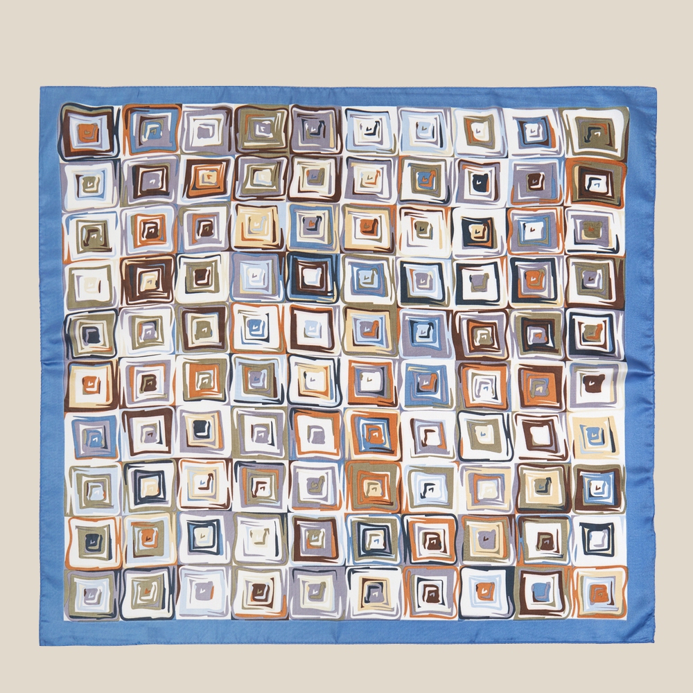 Modern Abstract Square Art Print Bandana Scarf