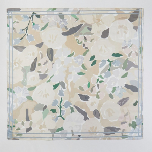 Abstract Flower Garden Square Bandana Scarf