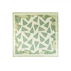 Pine Tree Garland Christmas Square Scarf