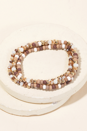 Assorted Beaded Stackable Bracelet