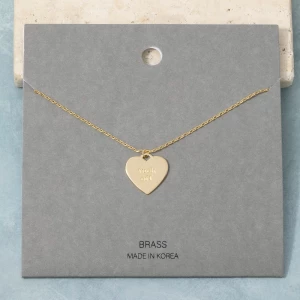 Fuck Off Heart Pendant Necklace