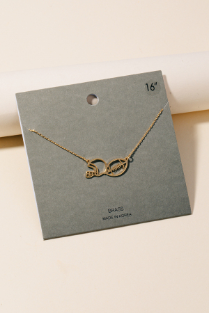 Football And Helmet Pendant Necklace